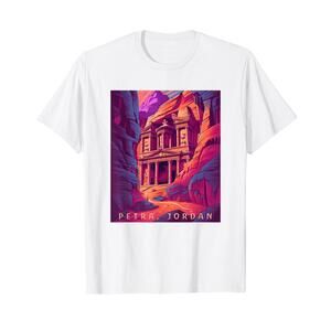 Petra The Treasury Jordan Vacation T-Shirt